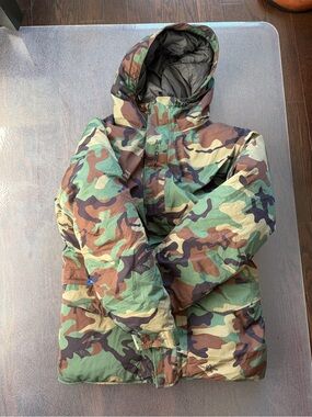 Madness Camo Down Parka Jacket - L